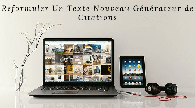 Reformuler Un Texte